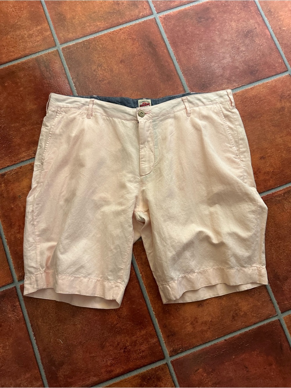 Faherty Men's Linen Flat Front Shorts